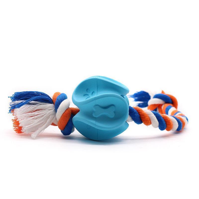 Jouet à mâcher Lighteme pour chien, en corde de caoutchouc, pour nettoyer les molaires (2 couleurs et 2 tailles)