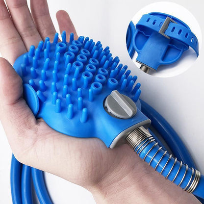 Lighteme Hunde-Duschsprüher Bade-Massagehandschuh