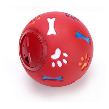 Balle de jeu en caoutchouc Lighteme pour chien, anti-fuite de nourriture (2 couleurs et 2 tailles)