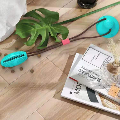 Lighteme Hundespielzeug mit Saugnapf, Kauball (5 Farben)