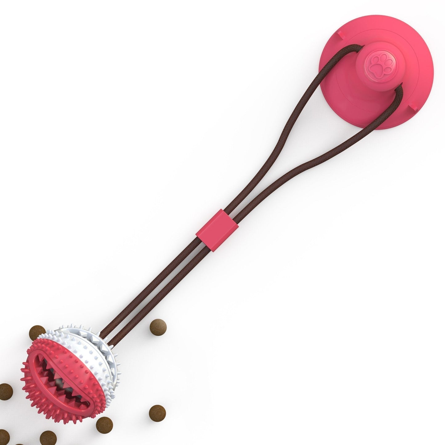 Lighteme Hundespielzeug mit Saugnapf, Kauball (5 Farben)