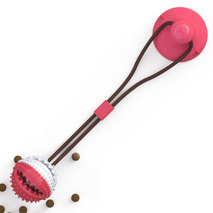 Lighteme Hundespielzeug mit Saugnapf, Kauball (5 Farben)