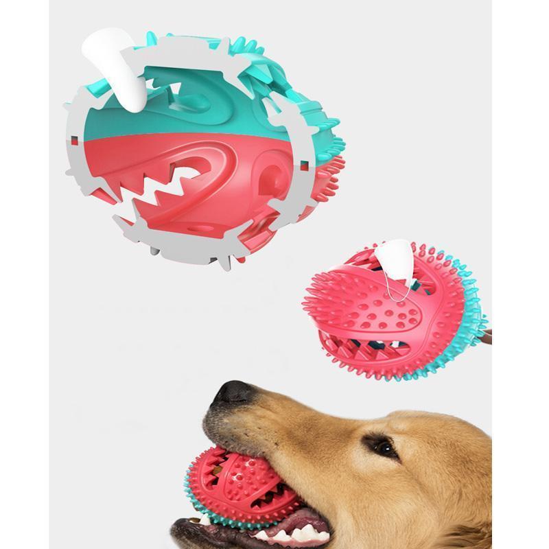 Lighteme Hundespielzeug mit Saugnapf, Kauball (5 Farben)