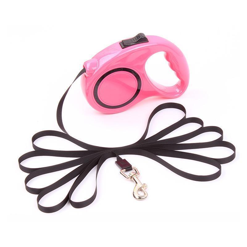 Lighteme Hunde-Führleine mit automatischem Zugseil (5 Farben &amp; 2 Größen)