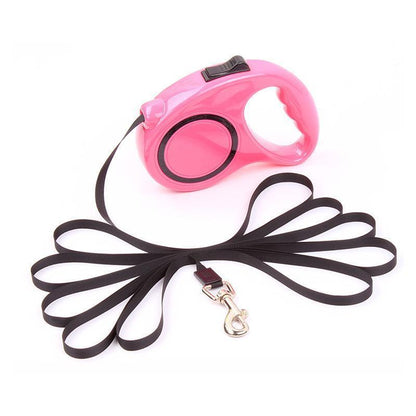 Lighteme Hunde-Führleine mit automatischem Zugseil (5 Farben &amp; 2 Größen)