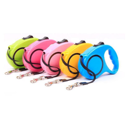 Lighteme Hunde-Führleine mit automatischem Zugseil (5 Farben &amp; 2 Größen)