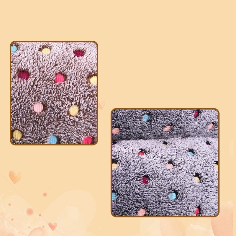 Lighteme Dots Winter Fleece Ball Katzenbett (2 Farben)