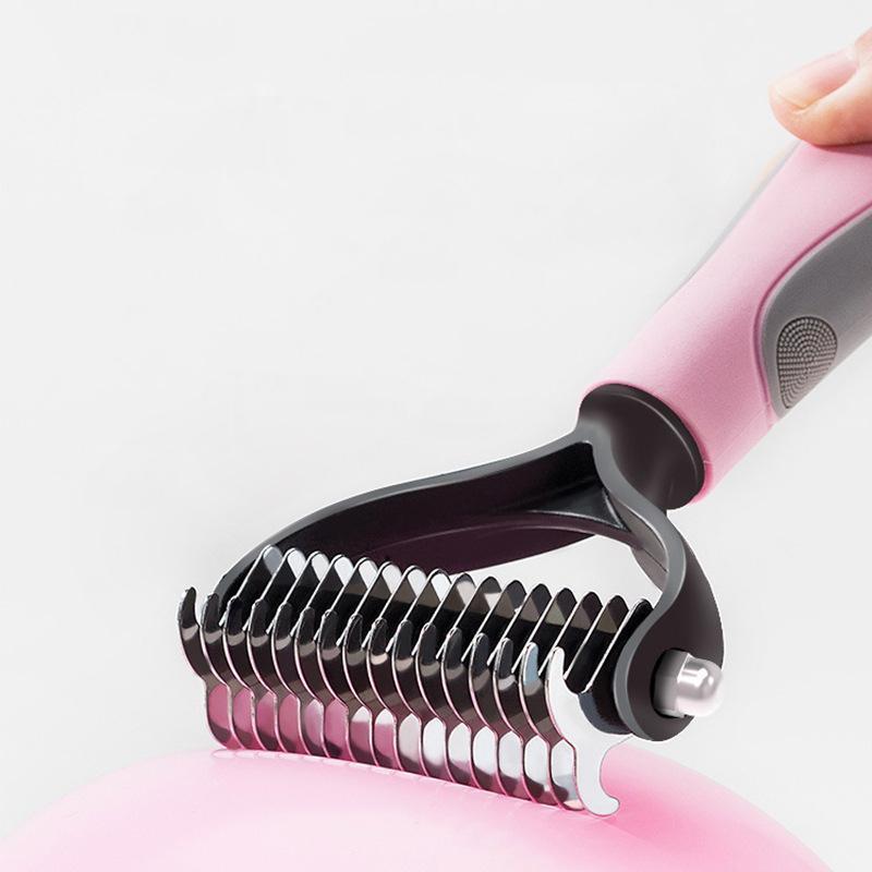 Lighteme Double Blade Depilate Comb Dog/Cat Grooming (3 Colors & 2 Types)