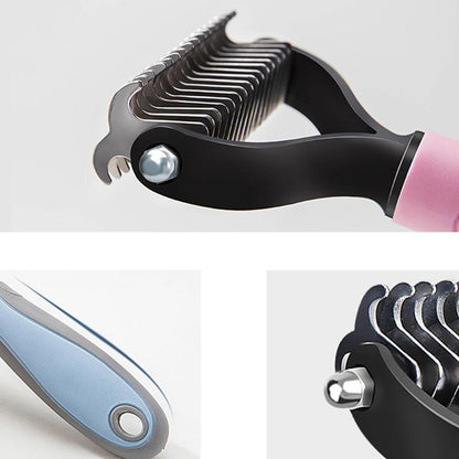 Lighteme Double Blade Depilate Comb Dog/Cat Grooming (3 Colors & 2 Types)