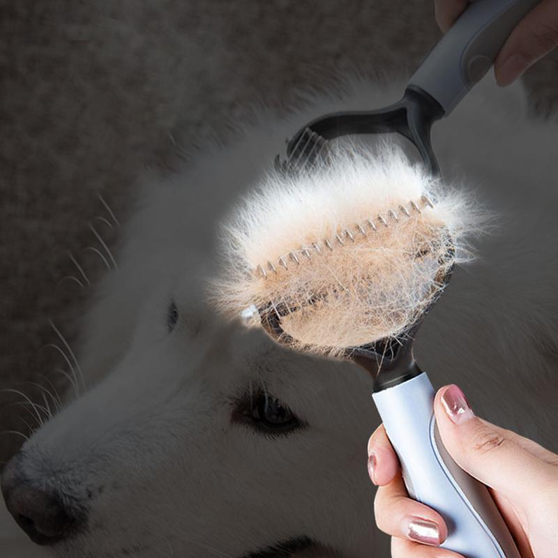 Lighteme Double Blade Depilate Comb Dog/Cat Grooming (3 Colors & 2 Types)