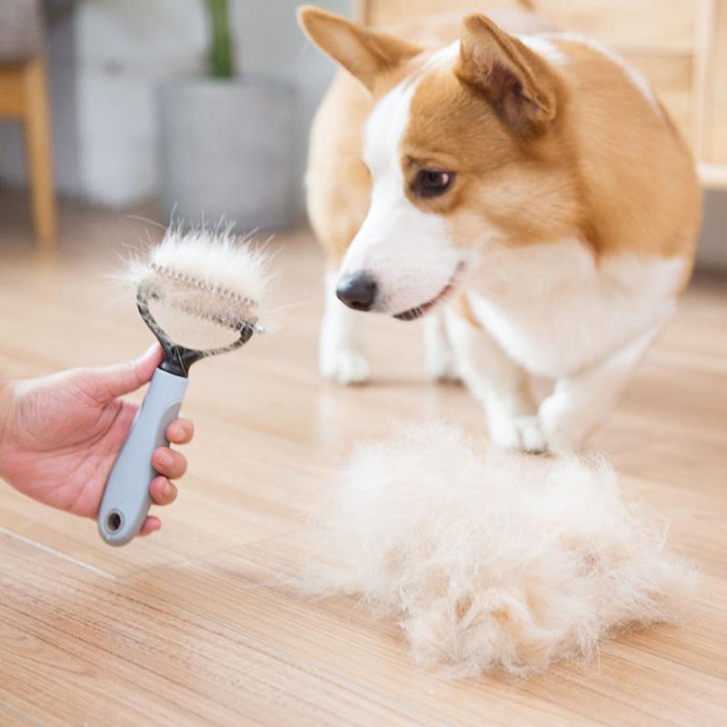 Lighteme Double Blade Depilate Comb Dog/Cat Grooming (3 Colors & 2 Types)