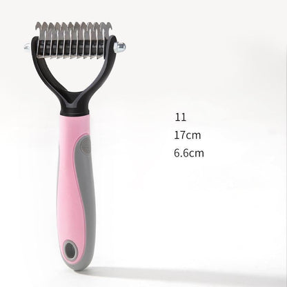 Lighteme Double Blade Depilate Comb Dog/Cat Grooming (3 Colors & 2 Types)