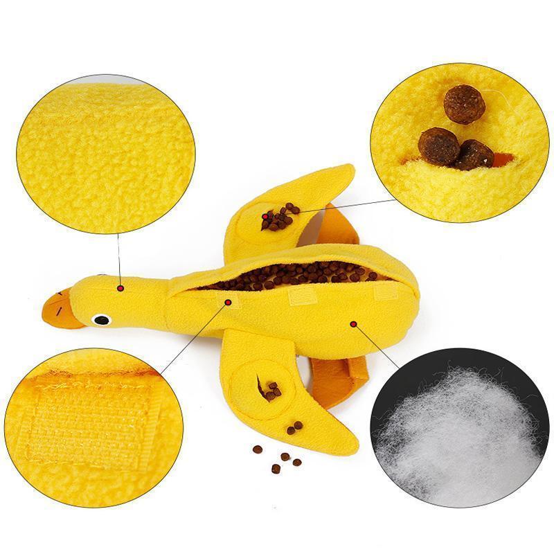 Peluche pour chien Lighteme en forme de canard