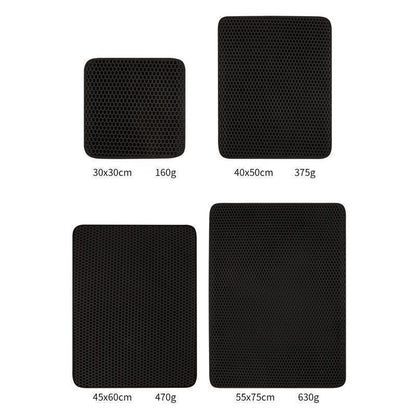 Tapis de litière pour chat double couche en EVA Lighteme (5 couleurs et 4 tailles)