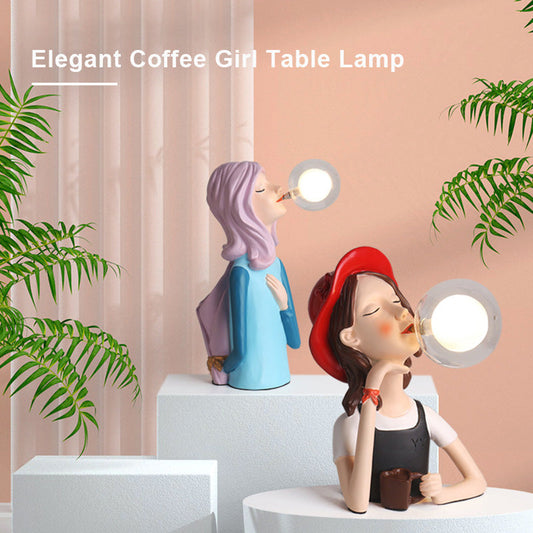 Lampes de table élégantes Lighteme Coffee Girl