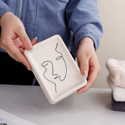 Ensemble de salle de bain Lighteme Elegant Line Drawing