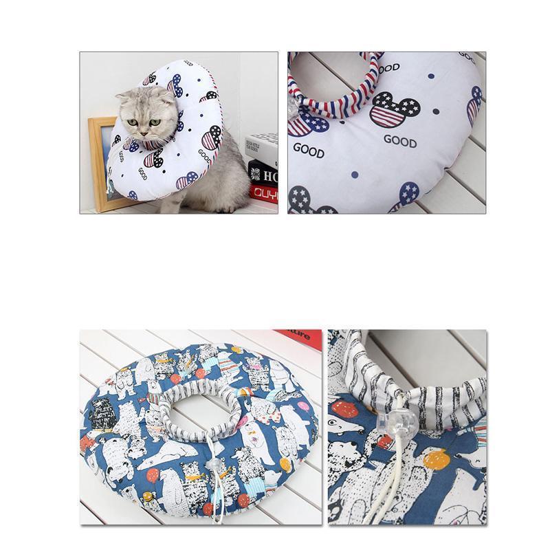 Collier anti-morsure pour chat Lighteme Elizabeth Circle (3 couleurs)