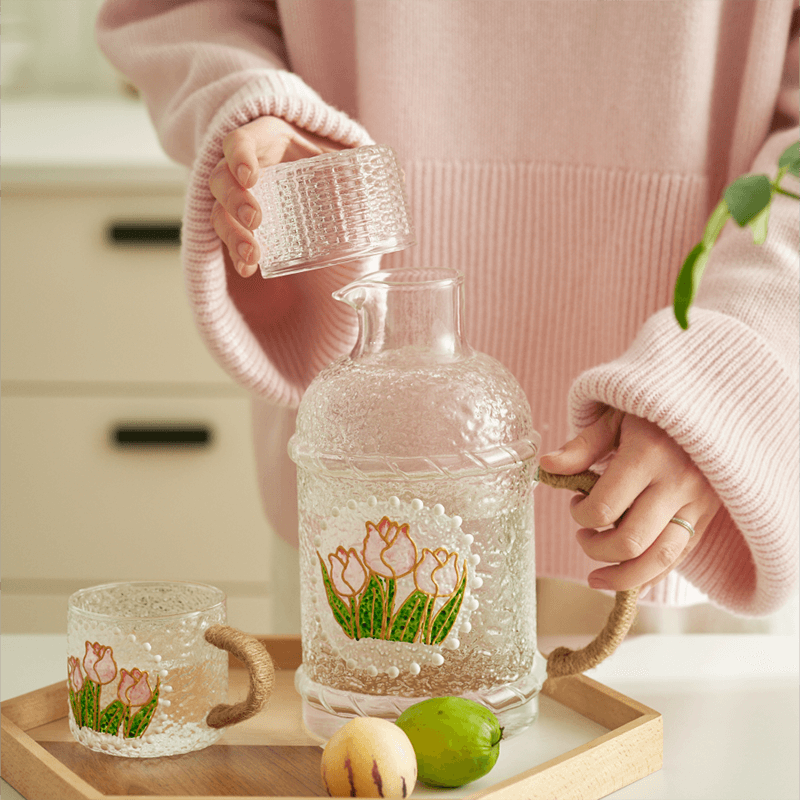 Lighteme Wasserkocher-Set mit geprägtem Druck