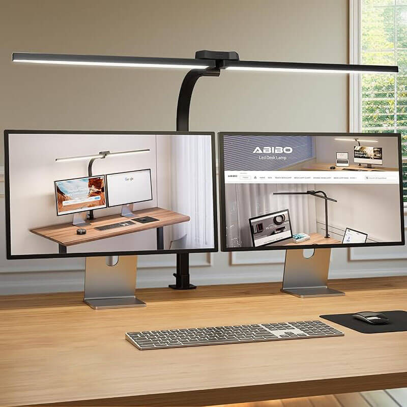 Lampe de bureau à clip de protection oculaire Lighteme