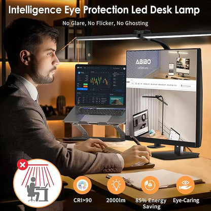 Lampe de bureau à clip de protection oculaire Lighteme