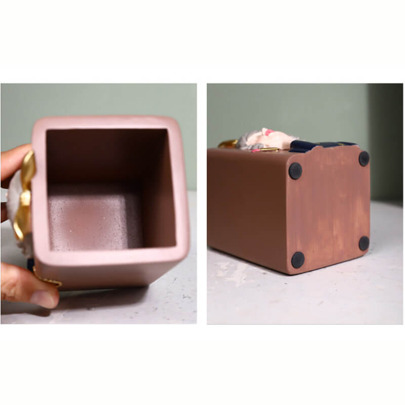 Lighteme Modische Aufbewahrungsbox aus Kunstharz für Mädchen