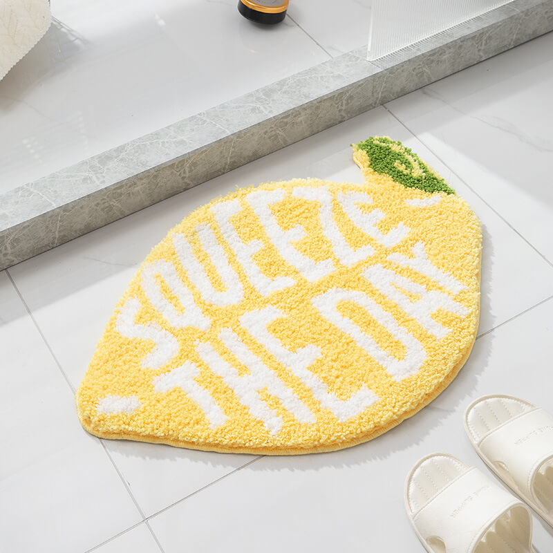 Tapis de salle de bain Lighteme Flocked Moss