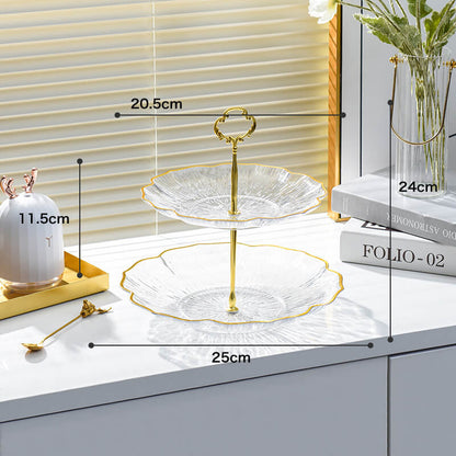 Présentoir à dessert multicouche en forme de fleur Lighteme