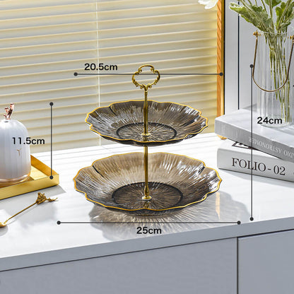 Présentoir à dessert multicouche en forme de fleur Lighteme