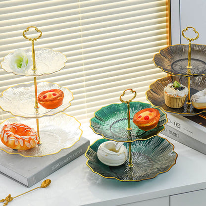 Présentoir à dessert multicouche en forme de fleur Lighteme