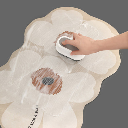 Lighteme Flower Diatom Mud Bath Mat