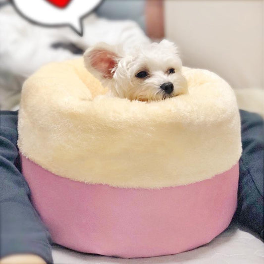 Lighteme Fluffy Pet Warm Winter Nest Bed (3 colors & 2 sizes)