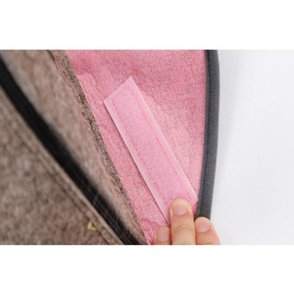 Lighteme Faltbarer Katzentunnel aus Filz in Fischform (2 Farben)