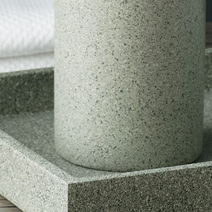 Ensemble de salle de bain en résine givrée Lighteme