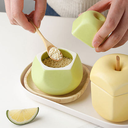 Pot d'assaisonnement en céramique en forme de fruit Lighteme