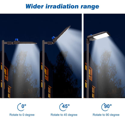 Lighteme 300 W LED-Parkplatzleuchte, fest verdrahtete Einschubmontage, Dämmerung bis Morgengrauen, LED-Außenbeleuchtung, Außenflutlicht, gewerblich, IP65, wasserdicht
