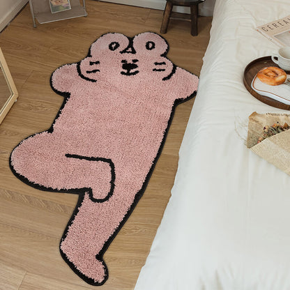 Tapis décoratif Lighteme Fun Rabbit