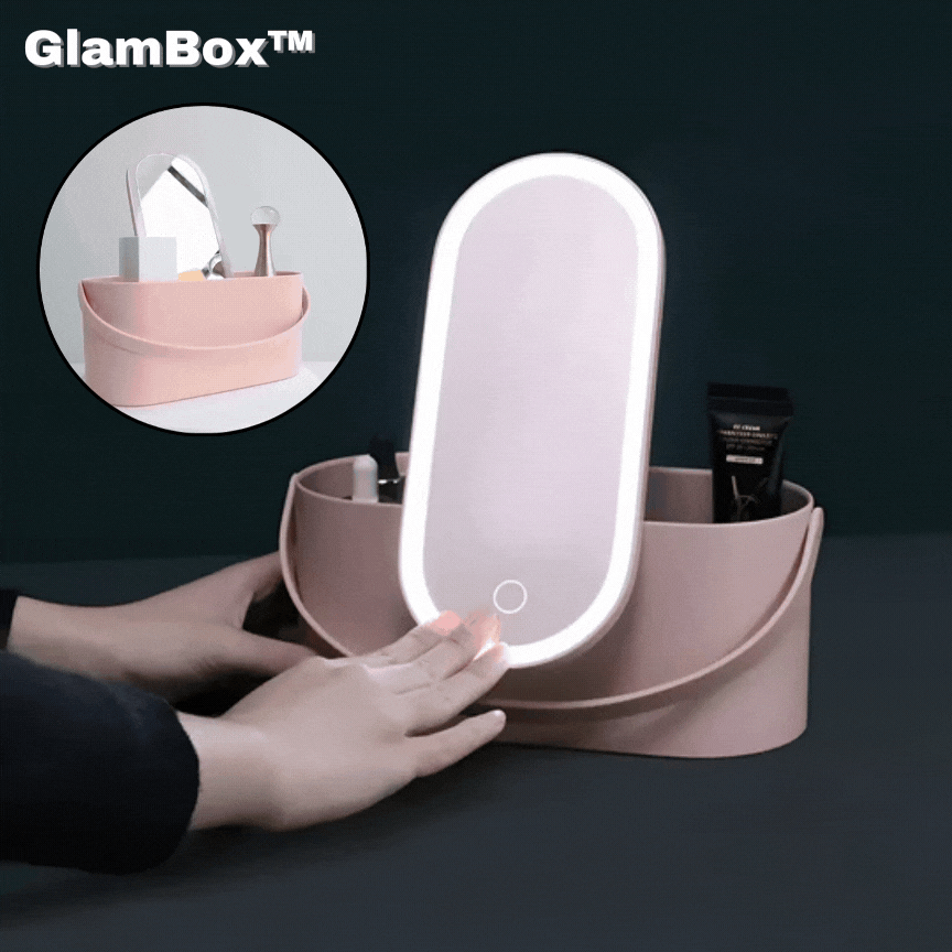 Trousse de maquillage Lighteme avec lumière LED - Organisez votre maquillage avec un éclairage LED