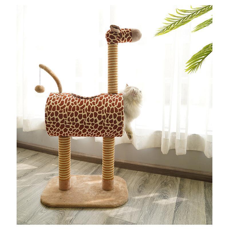 Lighteme Giraffe Haustier-Klettergerüst Katzenbaum