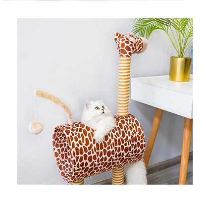 Lighteme Giraffe Haustier-Klettergerüst Katzenbaum