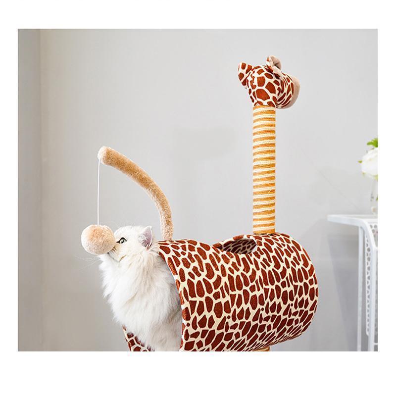 Lighteme Giraffe Haustier-Klettergerüst Katzenbaum