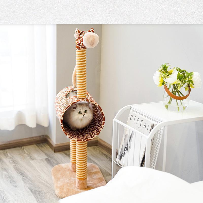 Lighteme Giraffe Haustier-Klettergerüst Katzenbaum