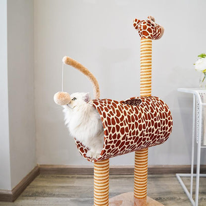 Lighteme Giraffe Haustier-Klettergerüst Katzenbaum