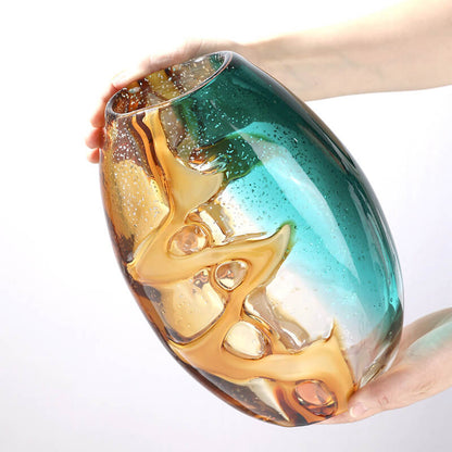 Lighteme Golden Orange Water Amber Vase