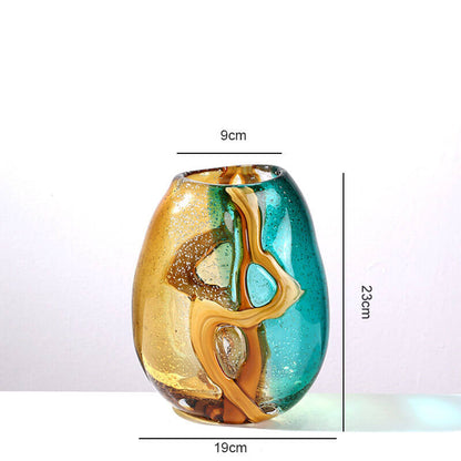 Lighteme Golden Orange Water Amber Vase