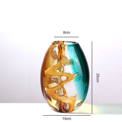 Lighteme Golden Orange Water Amber Vase