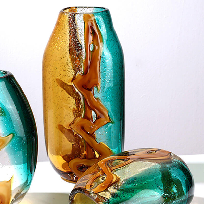 Lighteme Golden Orange Water Amber Vase