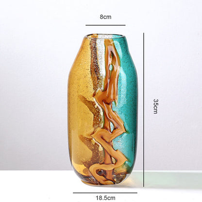 Lighteme Golden Orange Water Amber Vase