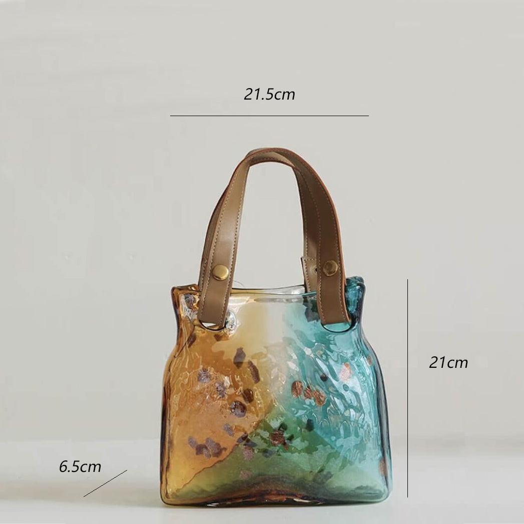 Lighteme Gradient Bag Glass Vase