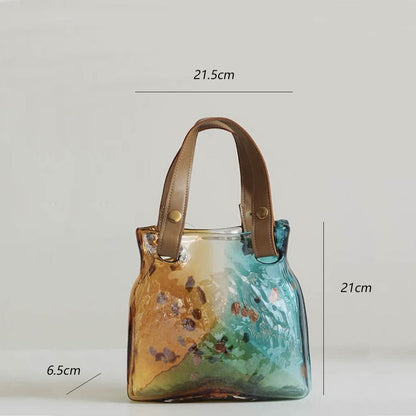 Lighteme Gradient Bag Glass Vase