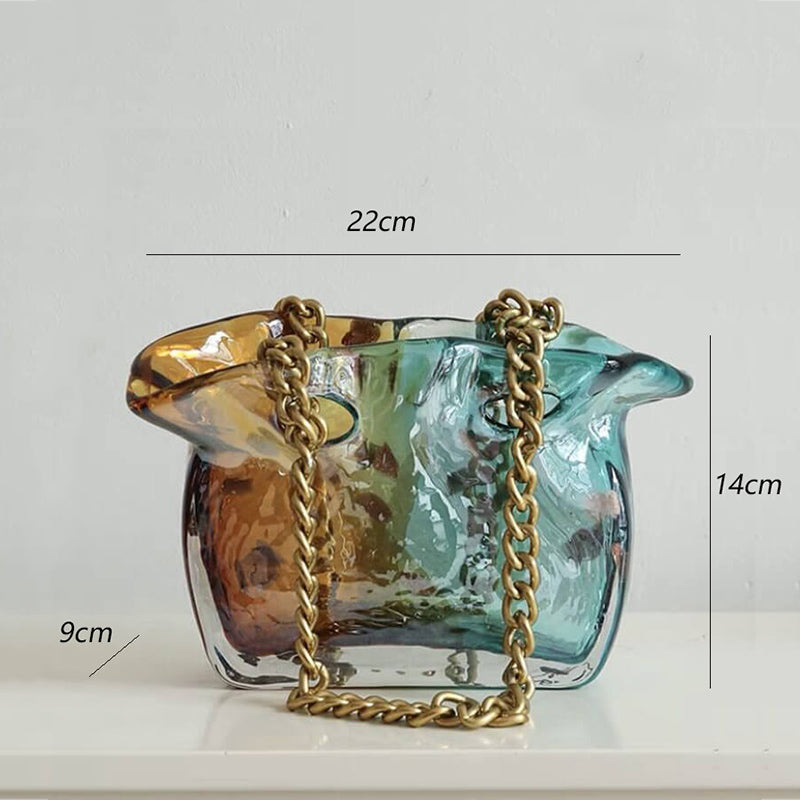 Lighteme Gradient Bag Glass Vase
